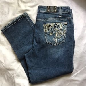 Style & Co. Boyfriend Jeans With Embroidered Back Pockets